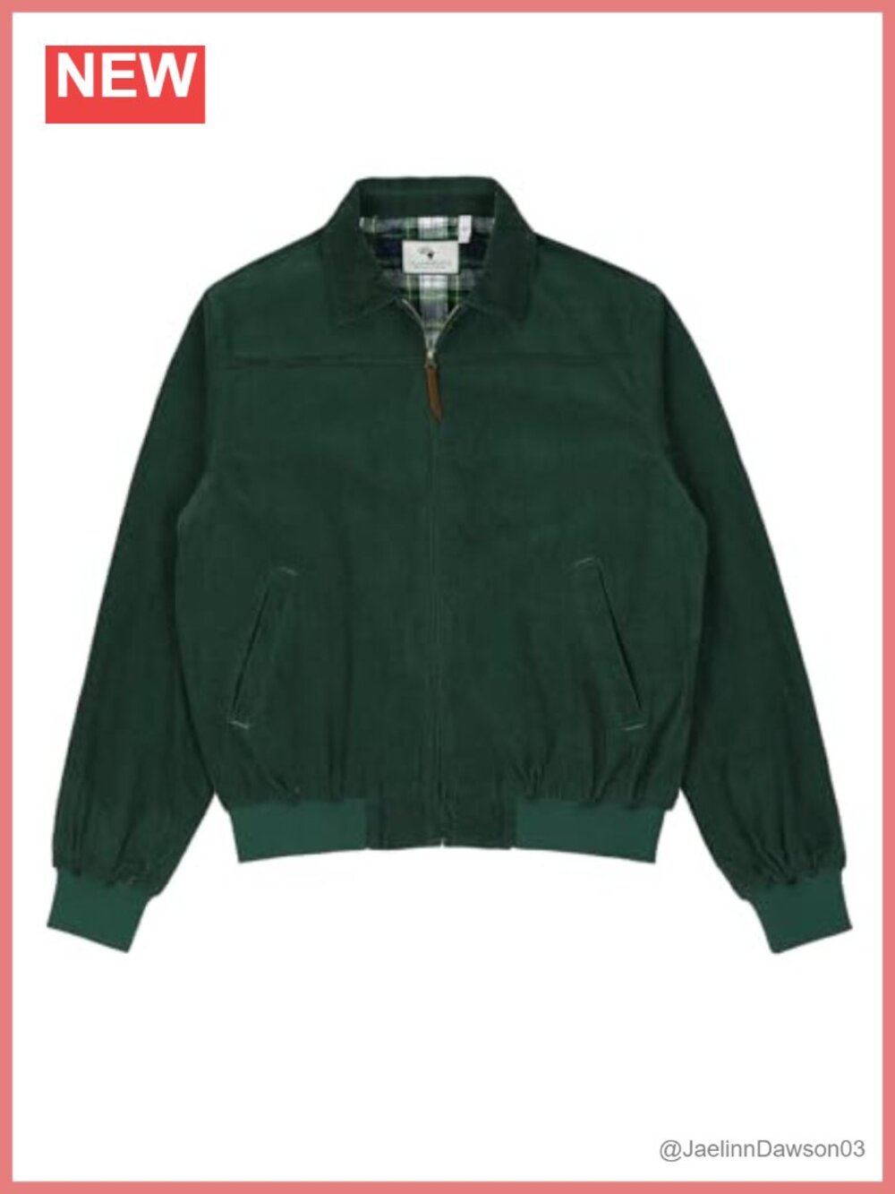 Flannel Lined Corduroy Jacket Full Zip Casual Outerwear